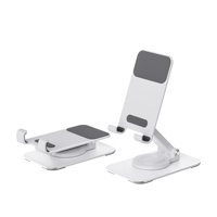 Support de téléphone portable universel portable Boneruy L70 avec logo personnalisé, support de tablette, joint d'amortissement ABS, flexible, utilisation en intérieur, compatible avec tous les téléphones portables