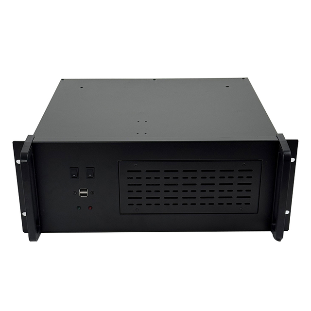 The server case /PC case is of moderate size and supports ATX motherboards, making it suitable for workstations and servers