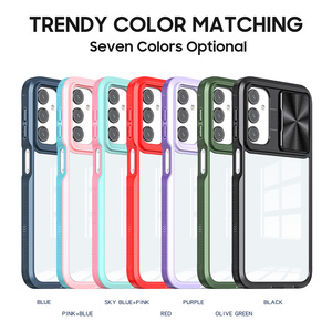 <span class=keywords><strong>Custodia</strong></span> trasparente per fotocamera Slide per <span class=keywords><strong>Samsung</strong></span> Galaxy A26 A36 A56 A16 A55 A35 A25 A15 A05 A05S A24 <span class=keywords><strong>A34</strong></span> A54 Cover Hard PC ibrido - Product Image 6