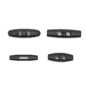 Plastic Olive Shaped Buckle Double Hole Single Hole For <b>Bags</b> Drawstring <b>Hat</b> Seat Durable - Product Image 1