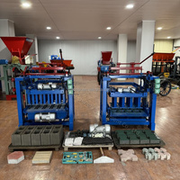 Machine à fabriquer des briques rapide et stable, très vendue à Kinshasa, utilisant des pierres et du sable, machine à fabriquer des briques