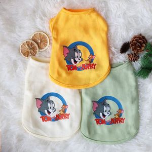 Gilet pour animaux de compagnie Tom et Jerry, jaune, en polyester, universel, pour chat et chien, à porter au printemps et en automne - Product Image 2