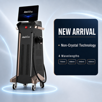 Machine d'épilation au laser à diode de glace 2000W 808nm, système de refroidissement indolore 510K CE, haute puissance, visage et corps