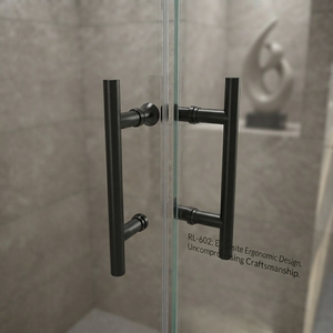 VIRPOL Cabine de douche carrée moderne en verre trempé de 4 mm, cadre en alliage d'aluminium et ABS, style coulissant, garantie de 2 ans, hôtels, modèle 3D - Product Image 4