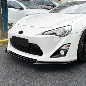 Amp-Z Front Bumper Lip Splitter Carbon Fiber Texture Matte Finish For Toyota 86 GT86 FT86 2012-2016 - Product Image 2