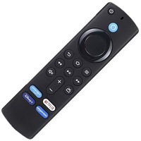 جهاز تحكم عن بعد بديل يعمل بالصوت لـ Fire TV Stick 4K Max Lite Cube، جهاز تحكم عن بعد بتقنية البلوتوث طويل المدى مع أليكسا