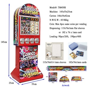 Distributeur automatique professionnel de tatouages TM450R pour cartes plates, distributeur mécanique d'autocollants pour cartes Pokémon Toploader - Product Image 2