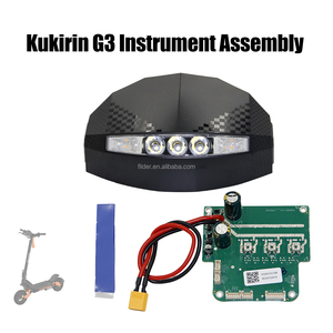 FLIDER Ensemble d'instruments avec écran LCD, carte mère et tableau de bord de contrôle de remplacement, 48V, ABS durable pour trottinette électrique Kukirin G3 - Product Image 1