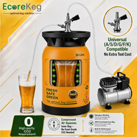 Fût de bière réutilisable écologique 30L en PEHD de qualité alimentaire pressurisé pour brasserie commerciale – Vente en gros directe usine
