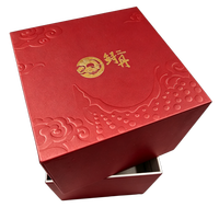 Boîte de luxe haut de gamme en carton doré pour montre, emballage en carton ondulé, boîte cadeau de luxe pour flacon de parfum et produits de beauté