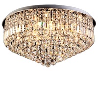 JYLIGHTING Lámpara de Techo de Cristal LED de Alta Calidad para Decoración de Comedor, Bodas y Hoteles, Lujosa, Venta al por Mayor, para Interiores y Salas de Estar