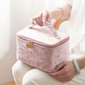 Bolsa de Maquillaje Multifuncional de Lujo, Impermeable, de Terciopelo, para Viaje, Estuche de Cosméticos para Mujer - Product Image 2