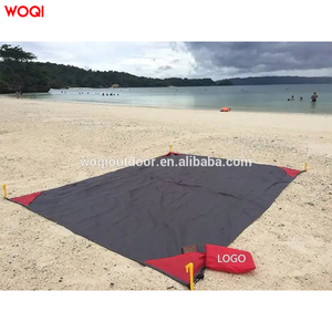 Woqi Selimut Piknik Portabel Tahan Air, Tikar Pantai Bersaku Ringkas - Product Image 5