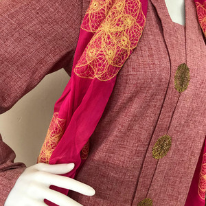 La vendita calda in Vietnam tenda il nuovo tessuto di lino 100% per divano ha una funzione antibatterica e resistente agli insetti - Product Image 4