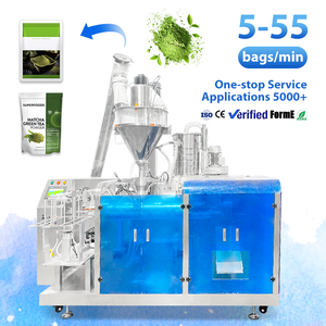 Machine d'emballage automatique Doypack pour le remplissage et la fermeture de sachets préformés de poudre de matcha, de fruits et de baies - Product Image 1
