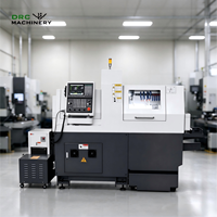 Tour CNC horizontal haute vitesse 5 axes RC205, système CNC Fanuc Syntec, lit plat, 220V, traitement automatique, 2 broches, 12 outils