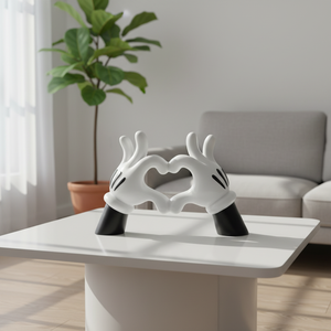 Décoration de bureau en résine écologique en forme de cœur Mickey, décoration créative de <span class=keywords><strong>dessin</strong></span> <span class=keywords><strong>animé</strong></span> mignon pour la chambre des enfants - Product Image 5