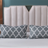 Ensembles de literie de luxe avec fermeture à glissière douce personnalisée, ensembles de housse de couette à motif imprimé classique