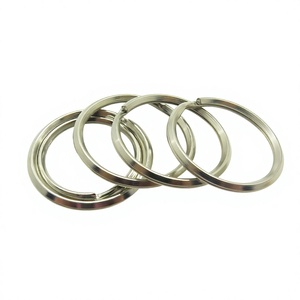 YIWANG Metal 1.5x25MM Silver Split Key <b>Ring</b> DIY Round <b>Keyring</b> for Key Chain - Product Image 2