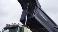 Cylindre télescopique avant FE A129 de remplacement, 3 étages, alésage 129 mm, course 3380 mm, 250 bars, pour camion benne 43-59 tonnes