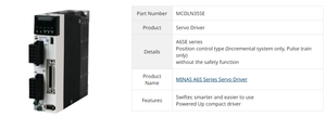ไดรเวอร์ Pana Sonic MCDLN35SE MINAS A6S ซีรีส์ แบรนด์ใหม่และของแท้ในสต็อก - Product Image 4