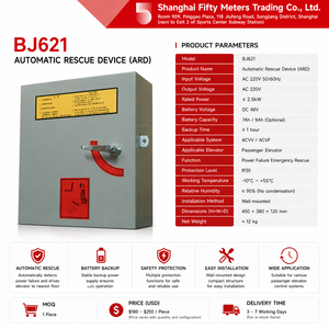 Sistema de Seguridad de Emergencia para Ascensores de Pasajeros con Batería Inteligente Profesional, Dispositivo de Rescate Automático BJ621 para Hoteles y Hospitales - Product Image 2