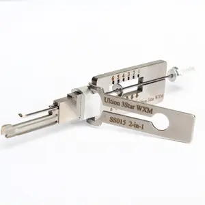 Tsnew lishi style 2 in 1 ss315 for ULtion 3Star WXM lock pick locksmith tools for open civil lock