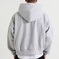 Sweat à capuche homme personnalisé avec logo, épaules tombantes, en molleton bouclette lourd 420 g/m², coton, design patchwork hiver
