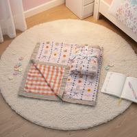 4-laags bamboe katoenen mousseline luierslaapzak 47x47 inch mousseline luierslaapzakken voor pasgeborenen & baby's