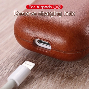 Custodia Protettiva in Pelle per AirPods Pro 2 e 3a Generazione 2022 - Fornitore di Custodie per la Ricarica - Product Image 3