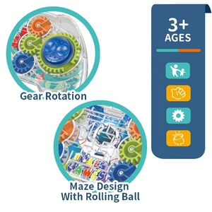 Giá rẻ nhựa đồ chơi gamepad với bóng mê cung Bảng điều chỉnh vui giáo dục bánh Mê Cung trò chơi trẻ em Đồ chơi - Product Image 3