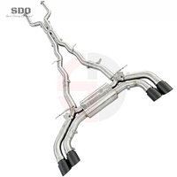 Système d'échappement Catback SDO SS304 Performance pour BMW M5 G90 G99 LCI 4.4T V8 2024-2025 Performance OEM Valve avec silencieux