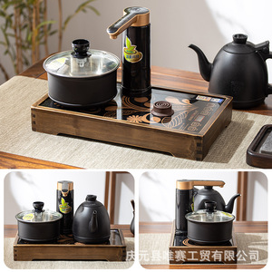 <b>Bamboo</b> Desktop Water Boiler Frame Modern Minimalist Tea Rack Small Tea <b>Table</b> Multi Function Living Room Furniture - Product Image 4