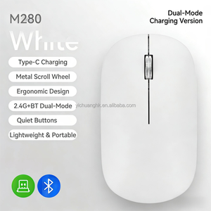 Ratón Óptico Ergonómico Inalámbrico de Tres Modos con Retroiluminación RGB, Interfaz USB, DPI 1600 para Juegos, Computadora Portátil - En Stock - Product Image 6