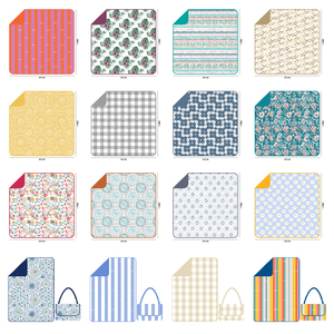 <span class=keywords><strong>Manta</strong></span> de <span class=keywords><strong>Picnic</strong></span> Plegable <span class=keywords><strong>Impermeable</strong></span> Ultrasónica Acolchada Oxford Daisy de BSCI, 200x200cm, para 4 Estaciones, Alfombra de Playa Familiar, Glamping - Product Image 3