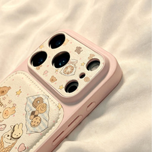 Funda Protectora para Teléfono con Diseño de Conejo de Dibujos Animados en Relieve, Protección de 360 Grados - Product Image 5