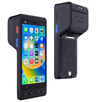 Terminal portable robuste Android 14 4G avec imprimante thermique et lecteur de codes-barres 1D/2D pour la vente et la validation de billets