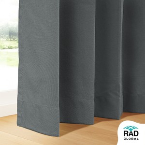 Rideaux d'extérieur gris foncé hydrofuges de qualité supérieure avec un style contemporain élégant pour des espaces de vie extérieurs raffinés - Product Image 6