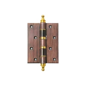 Charnière de porte et de fenêtre à roulement à billes de sécurité en acier inoxydable, tête de couronne de 4 pouces, design moderne, angle d'ouverture de 180 degrés, 8 trous, 3 mm - Product Image 6