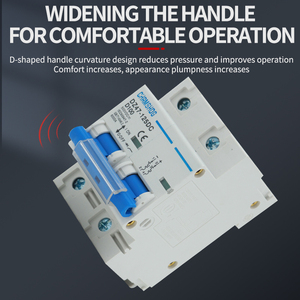 Disjoncteur miniature DZ47-125 125A 400V 6kA 1P2/<span class=keywords><strong>P3P</strong></span> Interrupteur aérien Protection domestique Haute intensité Boîtier en plastique - Product Image 5