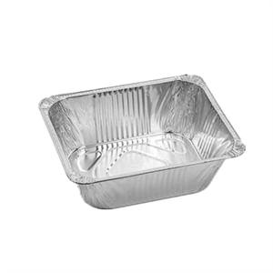 Vassoio monouso in alluminio da 750ml con coperchi di cartone con teglie di alluminio oblunghe con coperchio - Product Image 6