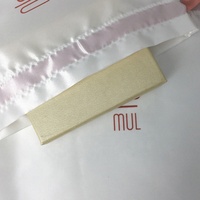 Sac à cordon en tissu de soie doux personnalisé perruque vêtements pochette de parfum sacs à poussière
