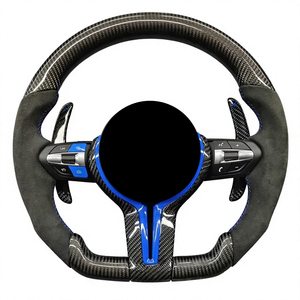 Volant personnalisé en fibre de carbone avec surpiqûres de couleur personnalisée pour BM/W Série 3 Série 5 M Sport Modèle intérieur - Product Image 3