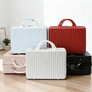 Caja de Almacenamiento de Cosméticos Personalizada, Estuche de Maquillaje de Color Sólido con Cierre de Cremallera, Material PP Ligero con Capa Extensible para Obsequios - Product Image 5