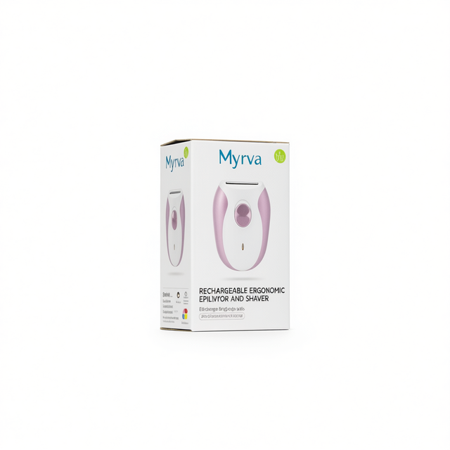 Myrva Rechargeable Epilator And Shaver Rotating Disc Plastic Body USB Charging Household Personal Care