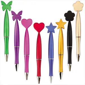 الإبداعية القلب القلم فراشة القلم زهرة القلم يمكن شعار مخصص