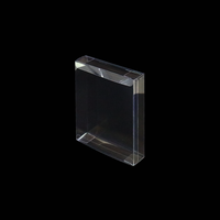 Boîtes cadeaux et étuis de protection transparents en PVC recyclé, carrés, avec revêtement UV, personnalisables, épaisseur 0,25-0,6 mm, emballage cadeau et artisanat