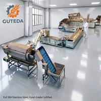 Ligne complète de frites surgelées GUTEDA - Usine de transformation de frites surgelées clé en main pour légumes, système automatique en acier inoxydable