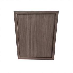 Puerta de Armario de Madera de Nogal y Roble con Rejilla de Mimbre, Estilo Shaker, Panel de Ratán, Puerta de Cocina, Panel de Madera Acanalado, Reemplazo Personalizado - Product Image 4