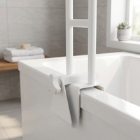 Barre de sécurité pour baignoire pour personnes âgées, poignée de baignoire en acier, accessoires de réadaptation et de thérapie